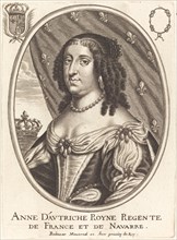 Anne of Austria. Creator: Balthasar Moncornet.