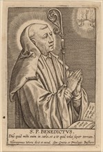 S. P. Benedictus. Creator: Hieronymous Wierix.