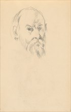 Self-Portrait, c. 1895. Creator: Paul Cezanne.