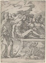 The Entombment, c. 1530. Creator: Parmigianino.