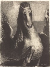 L'Aile (The Wing), 1893. Creator: Odilon Redon.