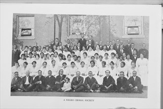 A Negro choral society, 1922. Creator: Unknown.