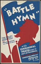 Battle Hymn, New York, [1936]. Creator: Unknown.