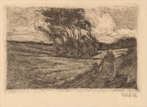 Thunderstorm (Small), 1896. Creator: Emil Orlik.