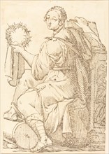 Sibylla Delphica, 1625. Creator: Jacques Stella.