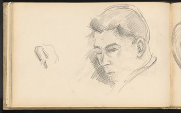 Head of a Boy, 1887/1889. Creator: Paul Cezanne.