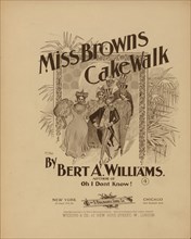 'Miss Brown's cake-walk', 1896. Creator: DeKalb.