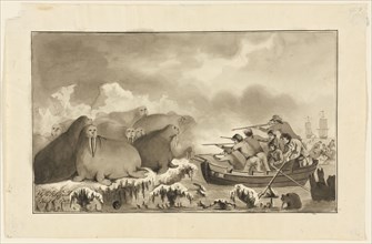 Walrus Hunt, 1801. Creator: Elizabeth Fitzgerald.