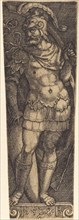 Sheath with Warrior, 1528. Creator: Master I. B..