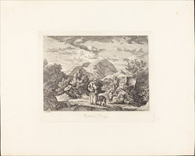 Rocca di Mezzo, c. 1831. Creator: Ludwig Richter.