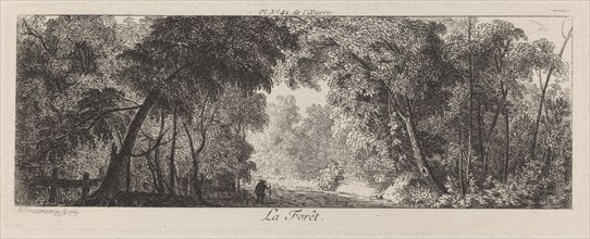 La Forêt, 1767. Creator: Antoine de Marcenay Ghuy.