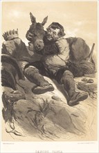 Sancho Panza, c. 1855. Creator: Célestin Nanteuil.