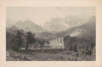 The Rocky Mountains, 1866. Creator: James Smillie.