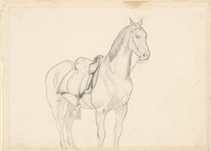 Horse, c. 1860s. Creator: Emanuel Gottlieb Leutze.