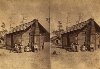 Log cabin. Florida, c1850-c1930. Creator: Unknown.