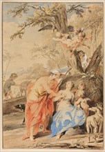 Jupiter and Mnemosyne, 1733. Creator: Jacob de Wit.