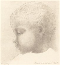 Mon Enfant (My Child), 1892. Creator: Odilon Redon.