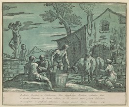 Pastoral Scene, 1741. Creator: Anton Maria Zanetti.