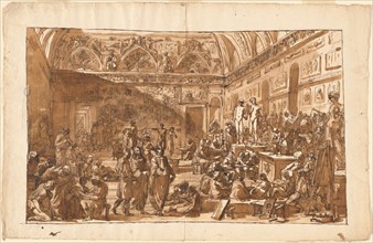 The School of Rome, c. 1795. Creator: Felice Giani.