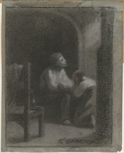 The Prayer, c. 1860s. Creator: William Morris Hunt.