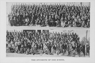 The students of one school, 1922. Creator: Unknown.