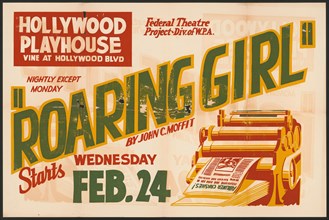 Roaring Girl, Los Angeles, [193-]. Creator: Unknown.