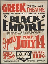 Black Empire, Los Angeles, [193-]. Creator: Unknown.