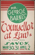 Counsellor at Law, San Diego, 1938. Creator: Unknown.