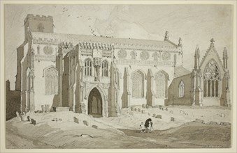 Cley Church, Norfolk, 1818. Creator: John Sell Cotman.