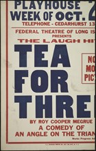 Tea for Three, Cedarhurst, NY, 1936. Creator: Unknown.