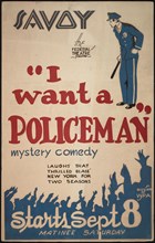 I Want a Policeman, San Diego, 1938. Creator: Unknown.