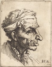 Small Grotesque Head, 1622. Creator: Jusepe de Ribera.