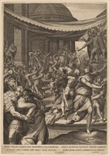 The Rape of the Sabines. Creator: Aegidius Sadeler II.