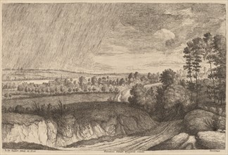 Rainy Landscape, 1636/1669. Creator: Lucas Vorsterman.