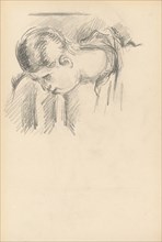Man Bending Forward, 1883/1886. Creator: Paul Cezanne.