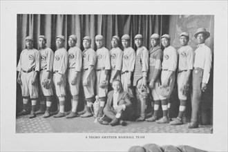 A negro amateur baseball team, 1922. Creator: Unknown.