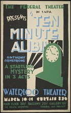 Ten Minute Alibi, Waterloo, IA, 1937. Creator: Unknown.
