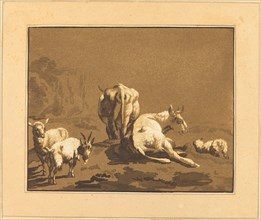 Cows, published 1782. Creator: Johann Gottlieb Prestel.