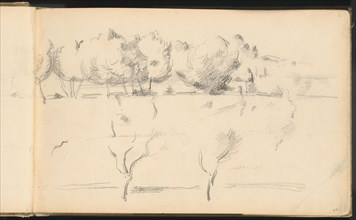 Landscape with Trees, 1895/1898. Creator: Paul Cezanne.