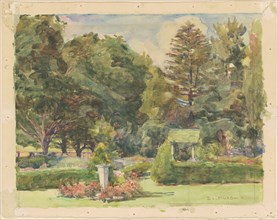 Parmelee Garden, c. 1920. Creator: Dora Louise Murdoch.