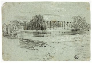Stream and Trestle Bridge, n.d. Creator: William Turner.