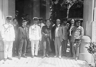 Japanese Mission To U.S., 1917. Creator: Harris & Ewing.