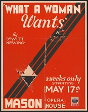 What a Woman Wants, Los Angeles, 1938. Creator: Unknown.