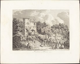 Romitorio a Albano, 1785. Creator: Jacob Wilhelm Mechau.
