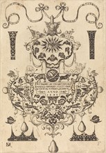 Title Page: Large Pendant, 1593. Creator: Daniel Mignot.