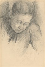 Woman Leaning Forward, 1890/1894. Creator: Paul Cezanne.