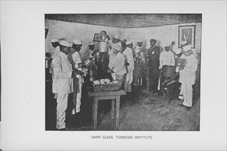 Dairy class, Tuskegee Institute, 1902. Creator: Unknown.