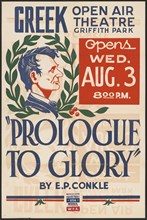 Prologue to Glory, Los Angeles, [193-]. Creator: Unknown.