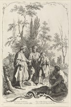 Joseph and His Brothers, c. 1745. Creator: Joseph Wagner.