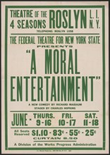A Moral Entertainment, Roslyn, NY, 1938. Creator: Unknown.